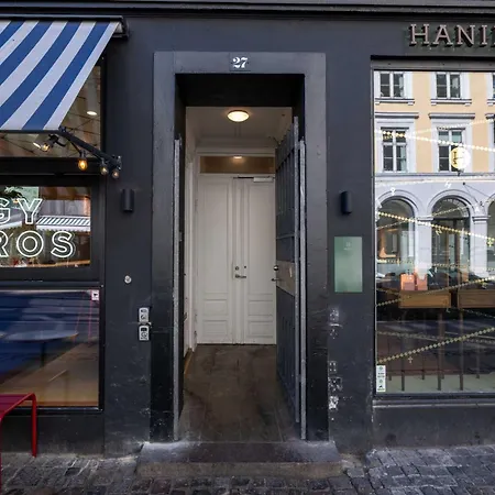 Stylish On Lively Street In Downtown Copenhague